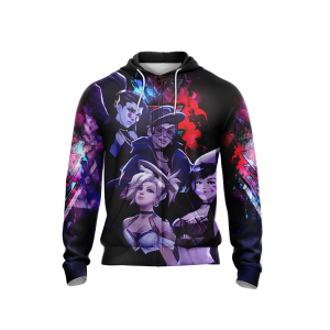 K/DA Band x Overwatch Female Characters Unisex 3D T-shirt   