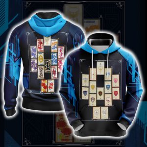 Digimon Monster - Knights of Yggdrasil Unisex 3D T-shirt Hoodie S 