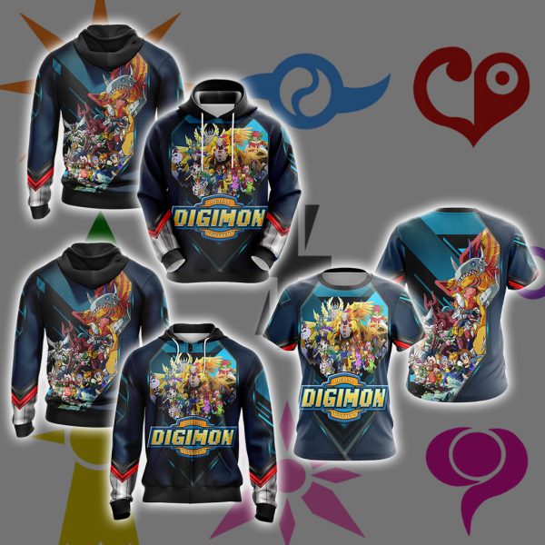 Digimon New Collection Unisex 3D T-shirt