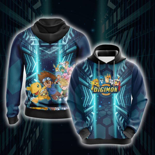 Digimon New Style Unisex 3D T-shirt Hoodie S