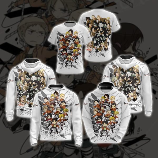 Attack on Titan New Unisex 3D T-shirt