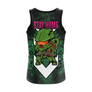 Halo: Combat Evolved - Be a hero. Stay home Unisex 3D T-shirt   