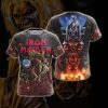 Iron Maiden Unisex 3D T-shirt T-shirt S