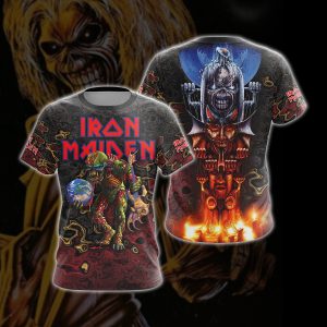 Iron Maiden Unisex 3D T-shirt T-shirt S