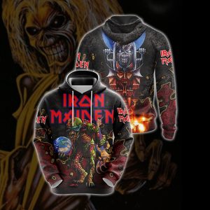 Iron Maiden Unisex 3D T-shirt Hoodie S 