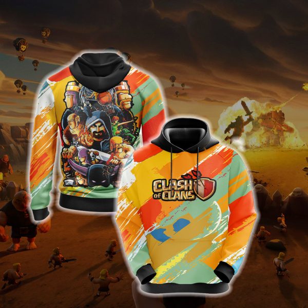 Clash of Clans New Unisex 3D T-shirt Hoodie S