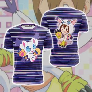 Digimon Tailmon New Look Unisex 3D T-shirt S