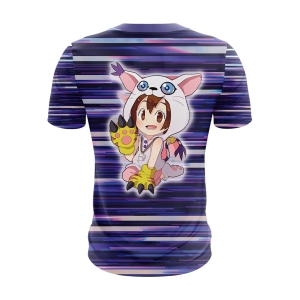 Digimon Tailmon New Look Unisex 3D T-shirt   