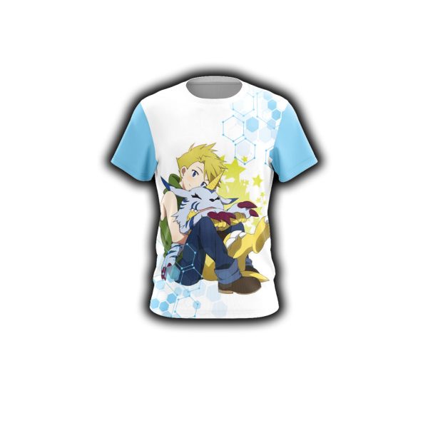 Digimon - Matt Ishida And Garurumon New Unisex 3D T-shirt