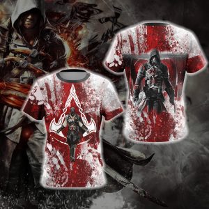 Assassin's Creed Rogue symbol Unisex 3D T-shirt