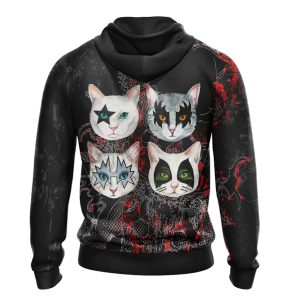 Kiss band x cats - Puss Unisex 3D T-shirt   