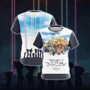 Digimon New Version Unisex 3D T-shirt   