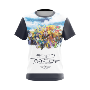 Digimon New Version Unisex 3D T-shirt   