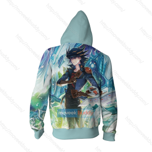 Yu-Gi-Oh! Yusei Fudo and Stardust Dragon 3D T-shirt   