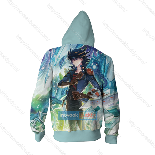 Yu-Gi-Oh! Yusei Fudo and Stardust Dragon 3D T-shirt