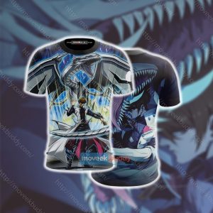 Yu-Gi-Oh! Seto Kaiba And Blue-eyes White Dragon T-shirt