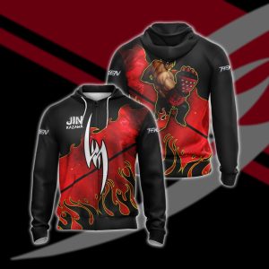 Tekken - Jin Kazama New Unisex Zip Up Hoodie XS  