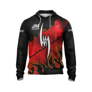 Tekken - Jin Kazama New Unisex Zip Up Hoodie   