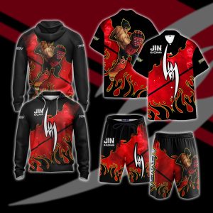 Tekken - Jin Kazama New Unisex Zip Up Hoodie   