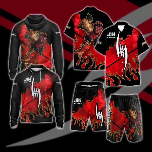 Tekken - Jin Kazama New Unisex Zip Up Hoodie