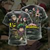 My Hero Academia in Military Uniform Unisex 3D T-shirt