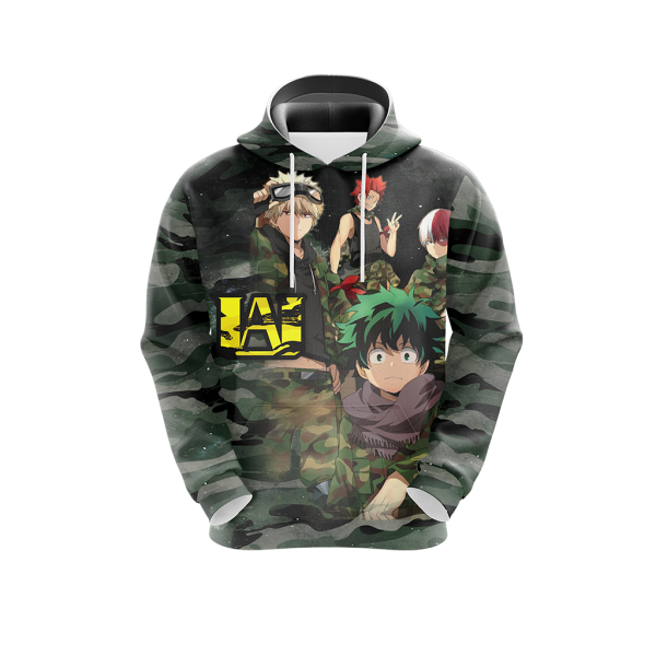 My Hero Academia in Military Uniform Unisex 3D T-shirt