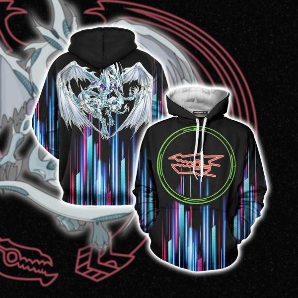 Yu-Gi-Oh! Stardust Dragon New 3D T-shirt Hoodie S