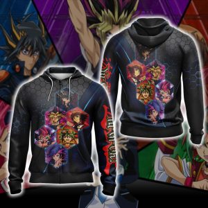 Yu-Gi-Oh! Unisex 3D T-shirt Zip Hoodie XS 