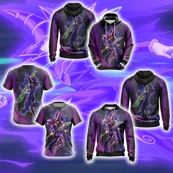 Yu-Gi-Oh! Dark Magician (Male) New Unisex 3D T-shirt