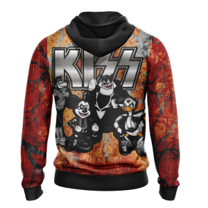 Kiss band x Disney character Unisex 3D T-shirt   