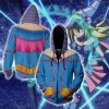 Yu-Gi-Oh! Dark Magician Girl Cosplay Zip Up Hoodie Jacket XS