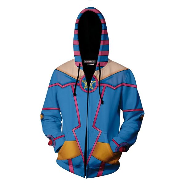 Yu-Gi-Oh! Dark Magician Girl Cosplay Zip Up Hoodie Jacket