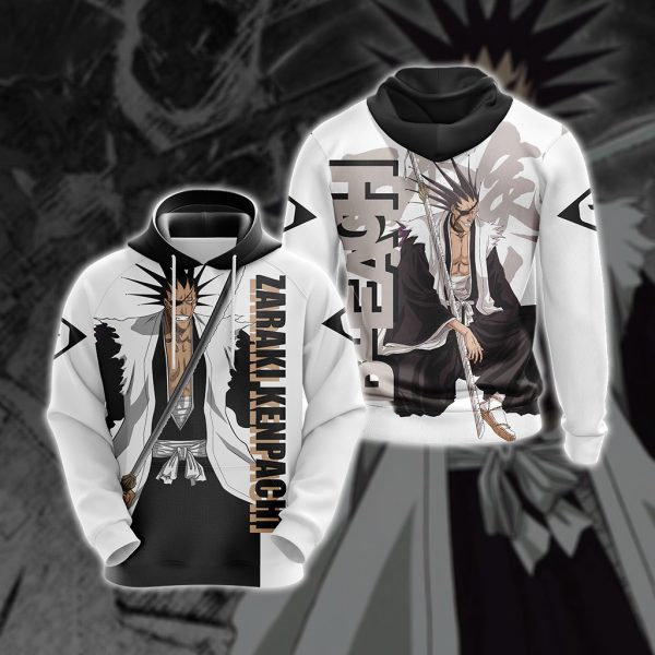 Bleach - Zaraki Kenpachi New Style Unisex 3D T-shirt Hoodie S