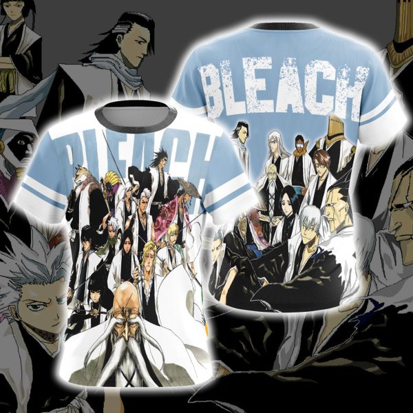 Bleach - Gotei 13 Unisex 3D T-shirt