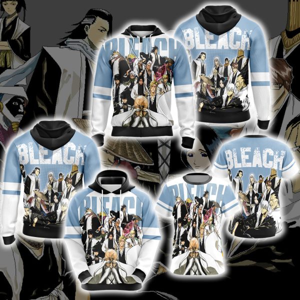 Bleach - Gotei 13 Unisex 3D T-shirt