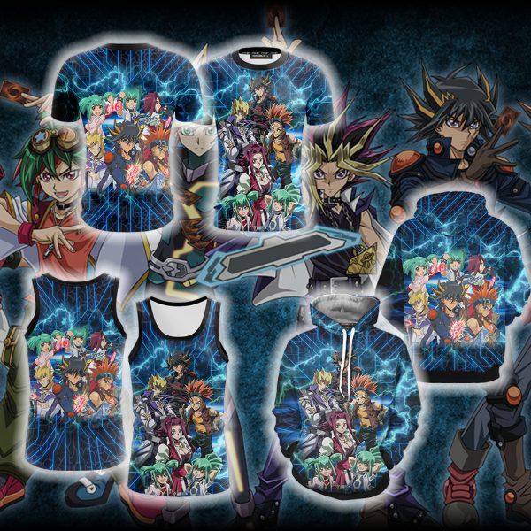 Yu-Gi-Oh! 5D's Unisex 3D T-shirt