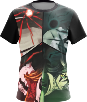 Bleach - Ichigo x Ulquiorra Unisex 3D T-shirt   