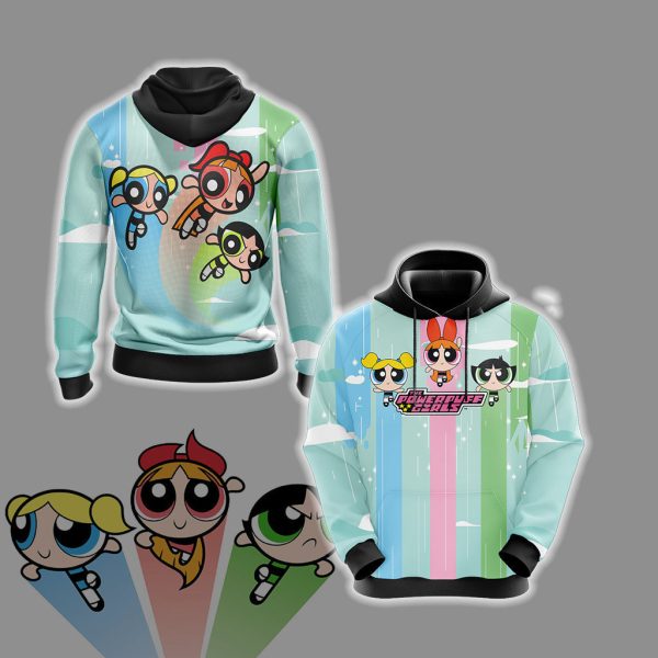 The Powerpuff Girls New Collection Unisex 3D T-shirt Hoodie S