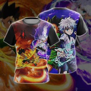 Hunter x Hunter - Gon and Killua Zoldyck Unisex 3D T-shirt