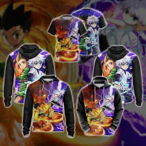 Hunter x Hunter - Gon and Killua Zoldyck Unisex 3D T-shirt   