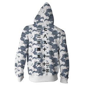 Bleach Shinigami Captains Of The Gotei 13 Zip Up Hoodie   