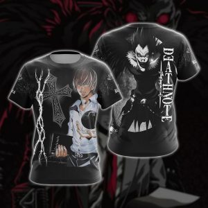 Deathnote - Yagami and Ruyk Unisex 3D T-shirt