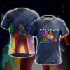 Among us - Friends 3D T-shirt