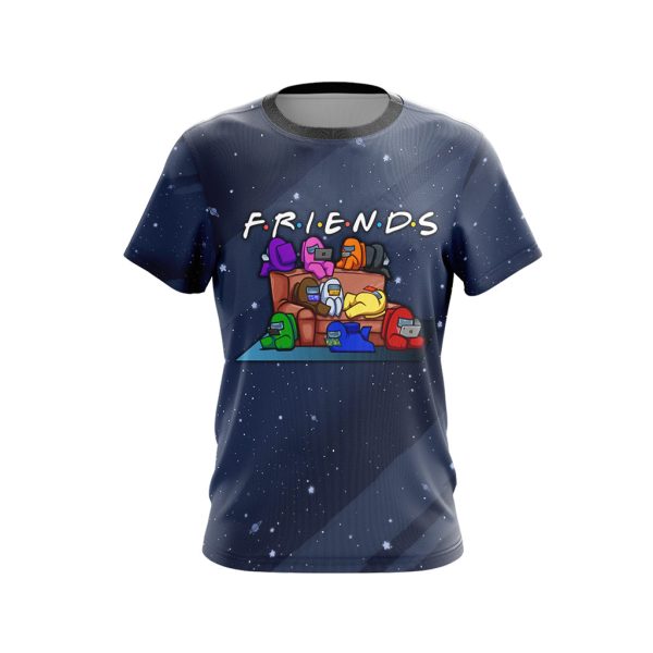 Among us - Friends 3D T-shirt