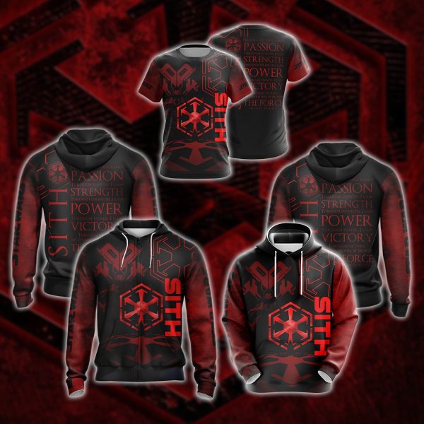 Star wars - Sith code Unisex 3D T-shirt