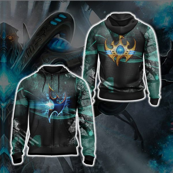 Starcraft - Protoss Unisex 3D T-shirt Zip Hoodie XS