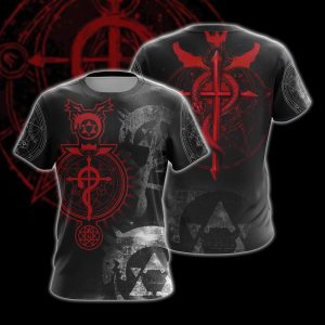 Fullmetal Alchemist symbols Unisex 3D T-shirt