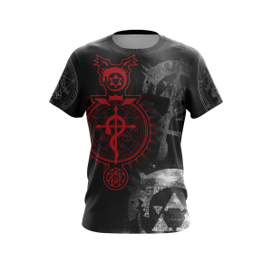 Fullmetal Alchemist symbols Unisex 3D T-shirt   