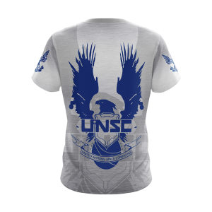 Halo - United Nation Space Command Unisex 3D T-shirt   