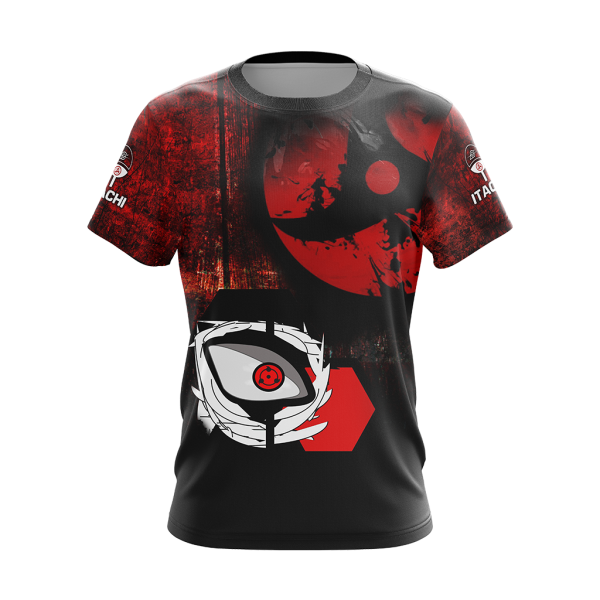 Naruto - Itachi Uchiha's Mangekyou Sharingan Unisex 3D T-shirt